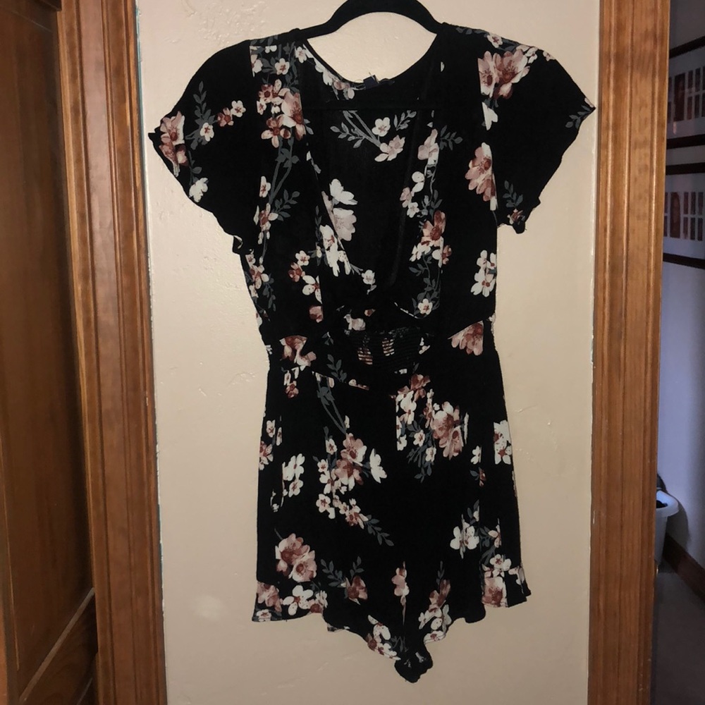 aeo flower romper